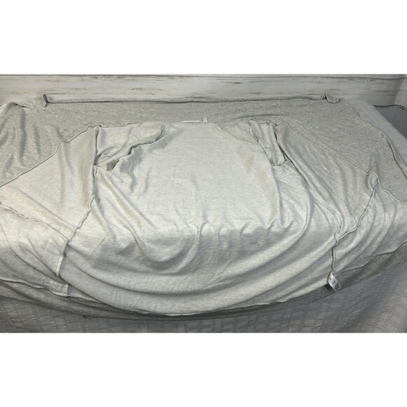 Athleta Studio Wrap Cardigan Sz 1X XL Gray Magnetic Pockets Modal Sweater 228813 - Picture 13 of 16